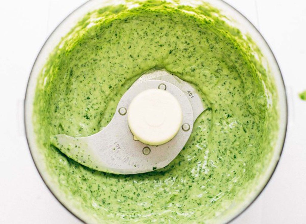 vinaigrette avec du yaourt ou de l'avocat
